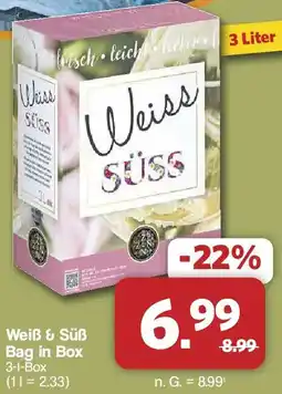 Famila Nord West Weiß & Süß Bag in Box Angebot