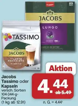 Famila Nord West Jacobs Tassimo oder Kapseln Angebot