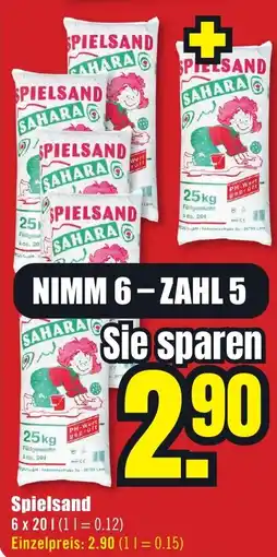 B1 Discount Baumarkt Spielsand Angebot