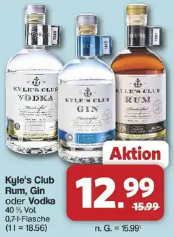 Famila Nord West Kyle's Club Rum, Gin oder Vodka Angebot