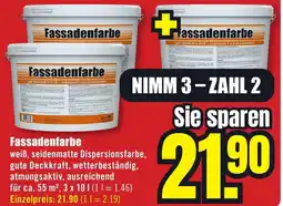 B1 Discount Baumarkt Fassadenfarbe Angebot