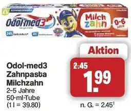 Famila Nord West Odol-med3 Zahnpasta Milchzahn Angebot