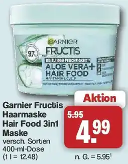 Famila Nord West Garnier Fructis Haarmaske Hair Food 3in1 Maske Angebot