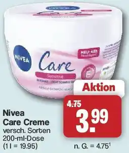 Famila Nord West Nivea Care Creme Angebot