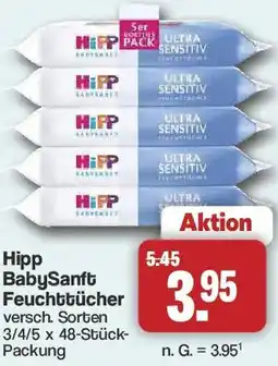 Famila Nord West Hipp BabySanft Feuchttücher Angebot