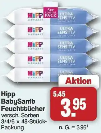 Famila Nord West Hipp BabySanft Feuchttücher Angebot