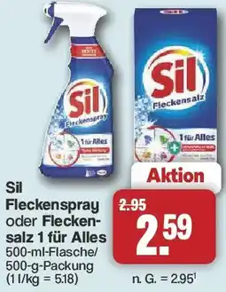 Famila Nord West Sil Fleckenspray oder Fleckensalz 1 für Alles Angebot