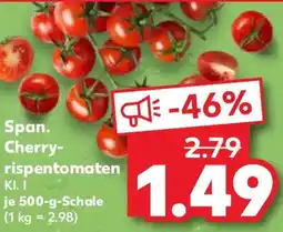Kaufland Span. Cherryrispentomaten Angebot
