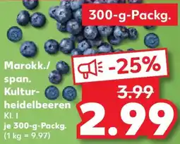 Kaufland Marokk./ span. Kulturheidelbeeren Angebot