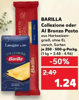 Kaufland BARILLA Collezione oder Al Bronzo Pasta Angebot