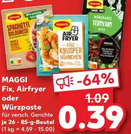 Kaufland MAGGI Fix, Airfryer oder Würzpaste Angebot