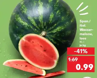 Kaufland Span./ ital. Wassermelone Angebot