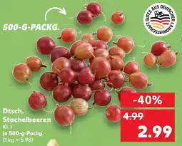 Kaufland Dtsch. Stachelbeeren Angebot
