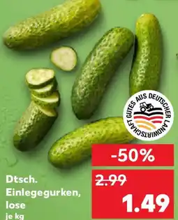Kaufland Dtsch. Einlegegurken, lose Angebot
