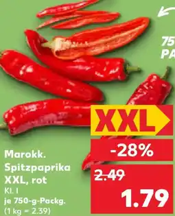 Kaufland Marokk. Spitzpaprika XXL, rot Angebot