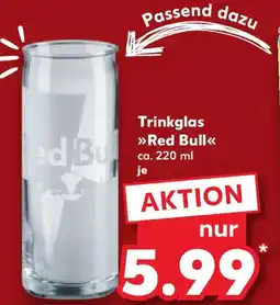 Kaufland Trinkglas Red Bull Angebot