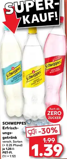Kaufland SCHWEPPES Erfrischungsgetränk Angebot
