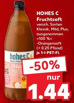 Kaufland HOHES C Fruchtsaft Angebot