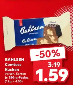 Kaufland BAHLSEN Comtess Kuchen Angebot