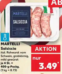 Kaufland MARTELLI Salsiccia Angebot