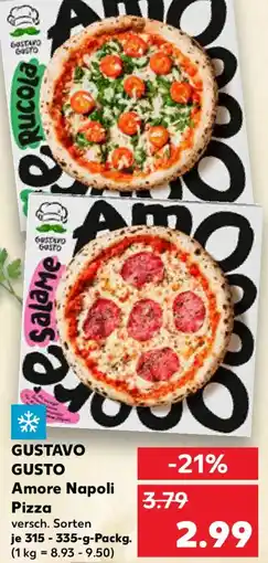Kaufland GUSTAVO GUSTO Amore Napoli Pizza Angebot