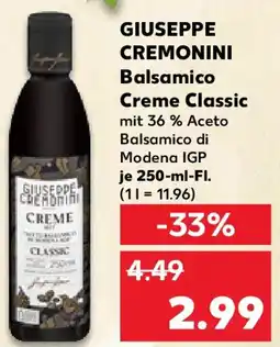 Kaufland GIUSEPPE CREMONINI Balsamico Creme Classic Angebot