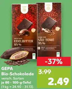 Kaufland GEPA Bio-Schokolade Angebot