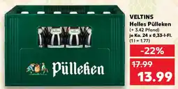 Kaufland VELTINS Helles Pülleken Angebot