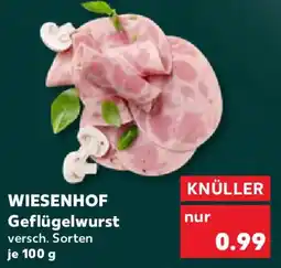 Kaufland WIESENHOF Geflügelwurst Angebot
