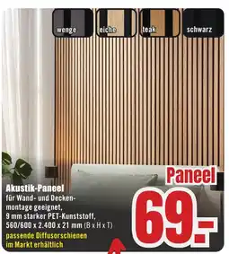 B1 Discount Baumarkt Akustik-Paneel Angebot