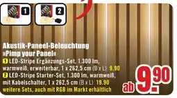 B1 Discount Baumarkt Akustik-Paneel-Beleuchtung >>Pimp your Panel<< Angebot