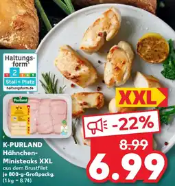 Kaufland K-PURLAND Hähnchen- Ministeaks XXL Angebot