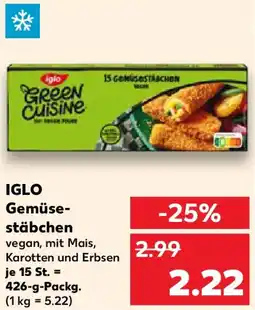 Kaufland IGLO Gemüsestäbchen Angebot
