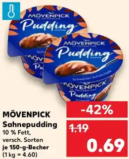 Kaufland MÖVENPICK Sahnepudding Angebot