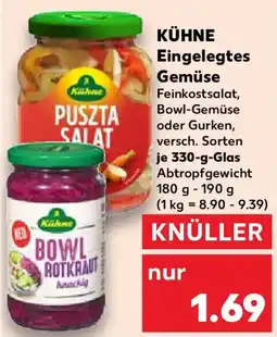 Kaufland KÜHNE Eingelegtes Gemüse Angebot
