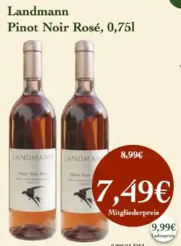 LPG Biomarkt Landmann Pinot Noir Rosé Angebot