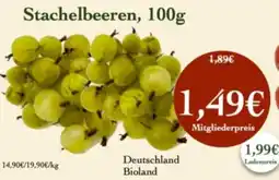 LPG Biomarkt Stachelbeeren Angebot
