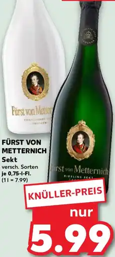 Kaufland FÜRST VON METTERNICH Sekt Angebot