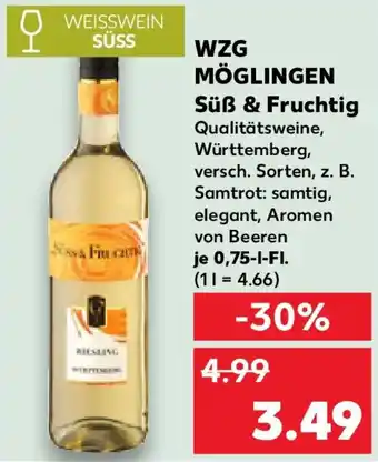 Kaufland WZG MÖGLINGEN Süß & Fruchtig Angebot