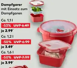 Kaufland CURVER Mikrowellen-Dampfgarer Angebot