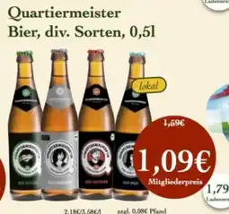 LPG Biomarkt Quartiermeister Bier Angebot