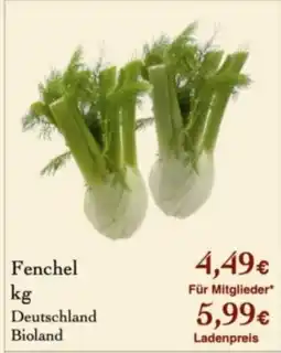 LPG Biomarkt Fenchel Angebot