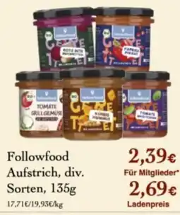 LPG Biomarkt Followfood Aufstrich Angebot