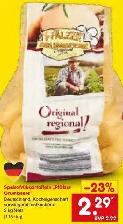 Netto Marken-Discount Speisefrühkartoffeln Pfälzer Grumbeere Angebot