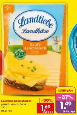 Netto Marken-Discount Landliebe Käsescheiben Angebot