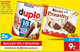 Netto Marken-Discount Kinder Riegel oder Duplo Angebot