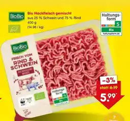 Netto Marken-Discount Bio Hackfleisch gemischt Angebot