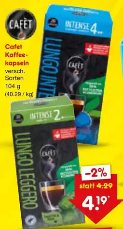 Netto Marken-Discount Cafet Kaffeekapseln Angebot