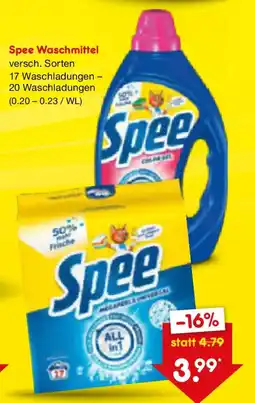 Netto Marken-Discount Spee Waschmittel Angebot