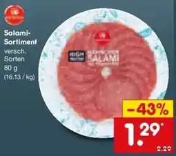 Netto Marken-Discount Salami- Sortiment Angebot